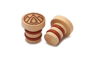 PDW Wood Stumps - Wooden Bar End Plugs
