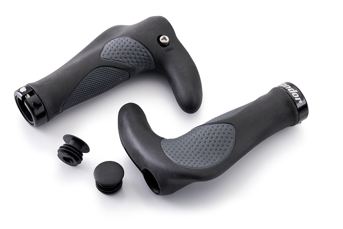 Condor Lock-On Ergonomic Flat Bar Grips – Condor Cycles